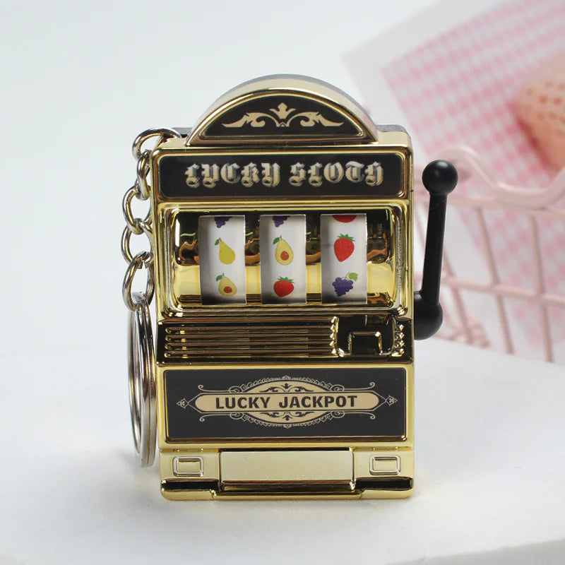 Mini Fruit Machine Keychain