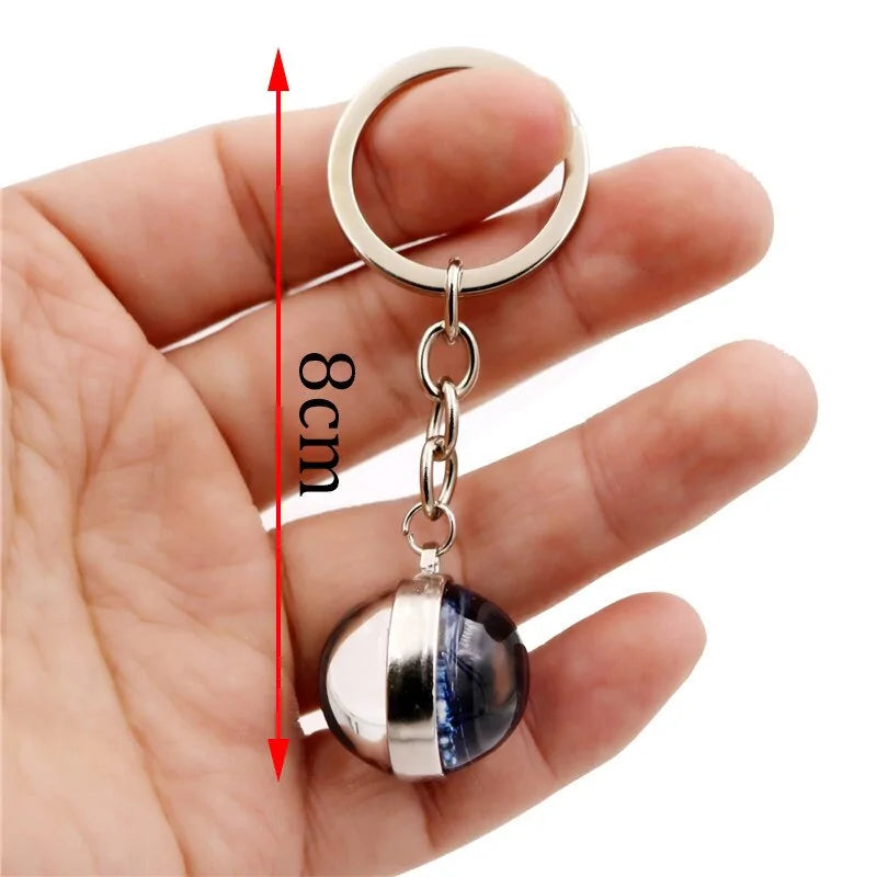 Constellation Luminous Keychain Glass Ball