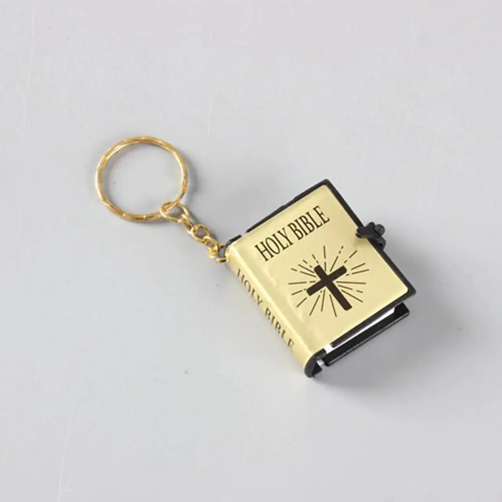 Miniature Holy Bible Keychain